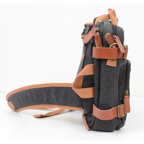 CoolBell Convertible Backpack Messenger Shoulder bag Laptop Case Handbag - Picture 4 of 9